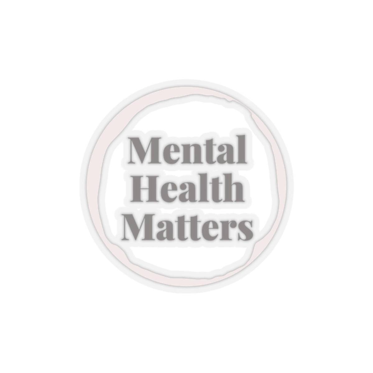 Mental Health Matters Kiss-Cut Stickers - Its Fine, I Am Fine