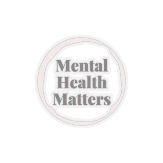 Mental Health Matters Kiss-Cut Stickers - Its Fine, I Am Fine