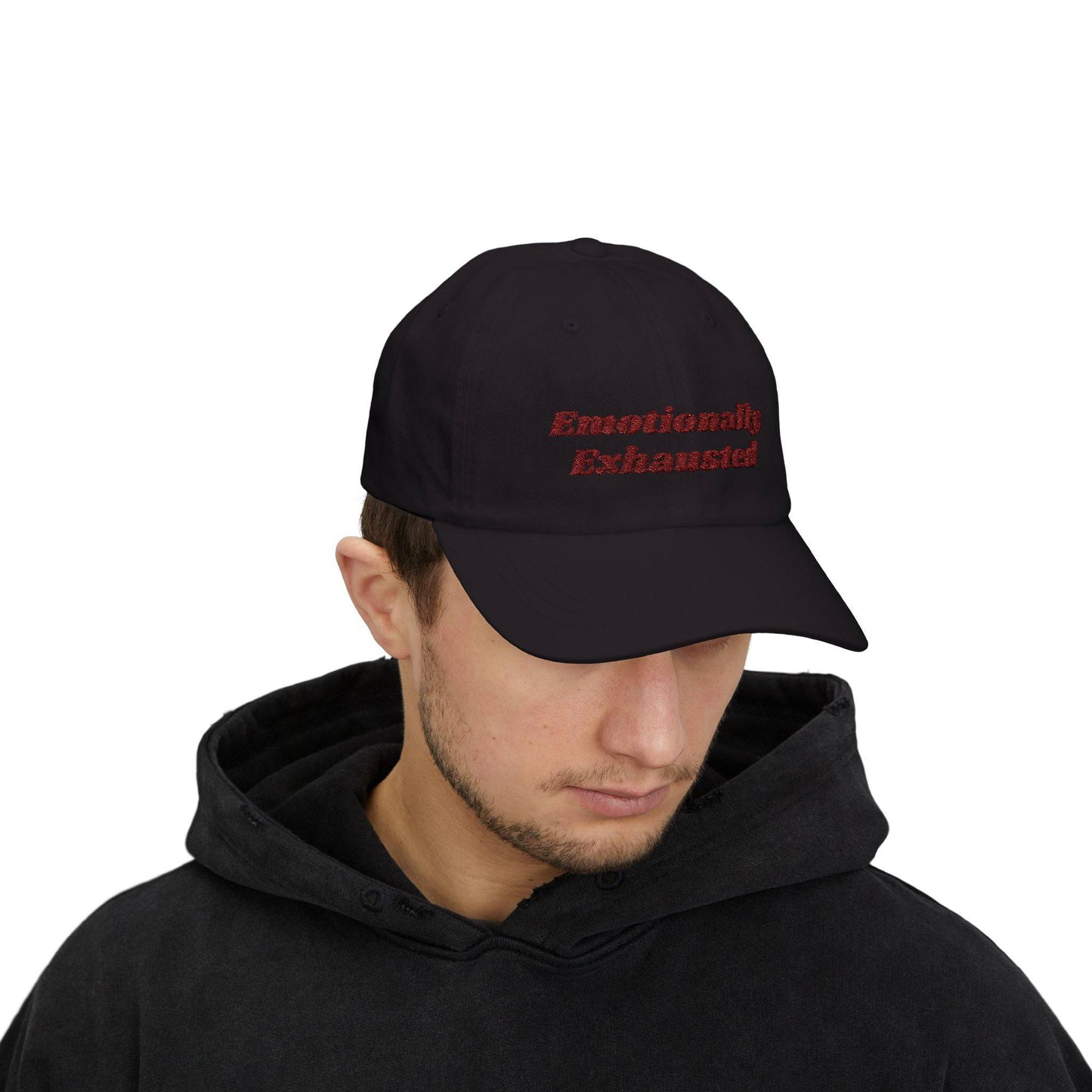 Emotionally Exhausted Dad Cap, Relaxed Fit Cap for Dads, Gift for Fathers Day, Casual Dad Hat, Summer Essential Fashion - Classic Dad Cap, - Its Fine, I Am Fine