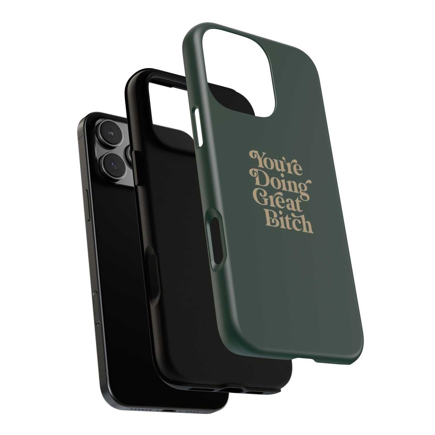 Tough Cases, Encouraging Phone Case, Motivational Phone Cover, Inspirational Phone Protector, Tough Love Phone Case, You're Doing Great