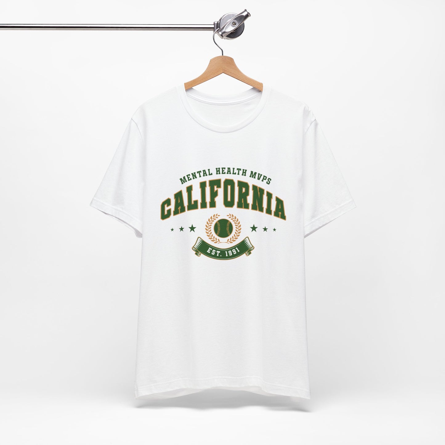 Champion Mental Health in Style – California Mental Health MVPs Unisex Tee! - Its Fine, I Am Fine