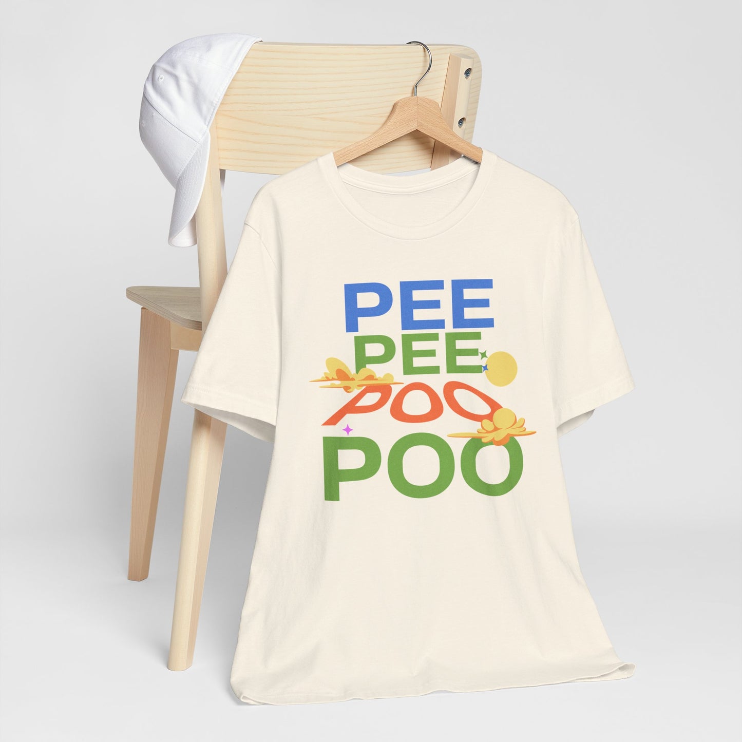 Fun Pee Pee Poo Graphic Tee - Its Fine, I Am Fine