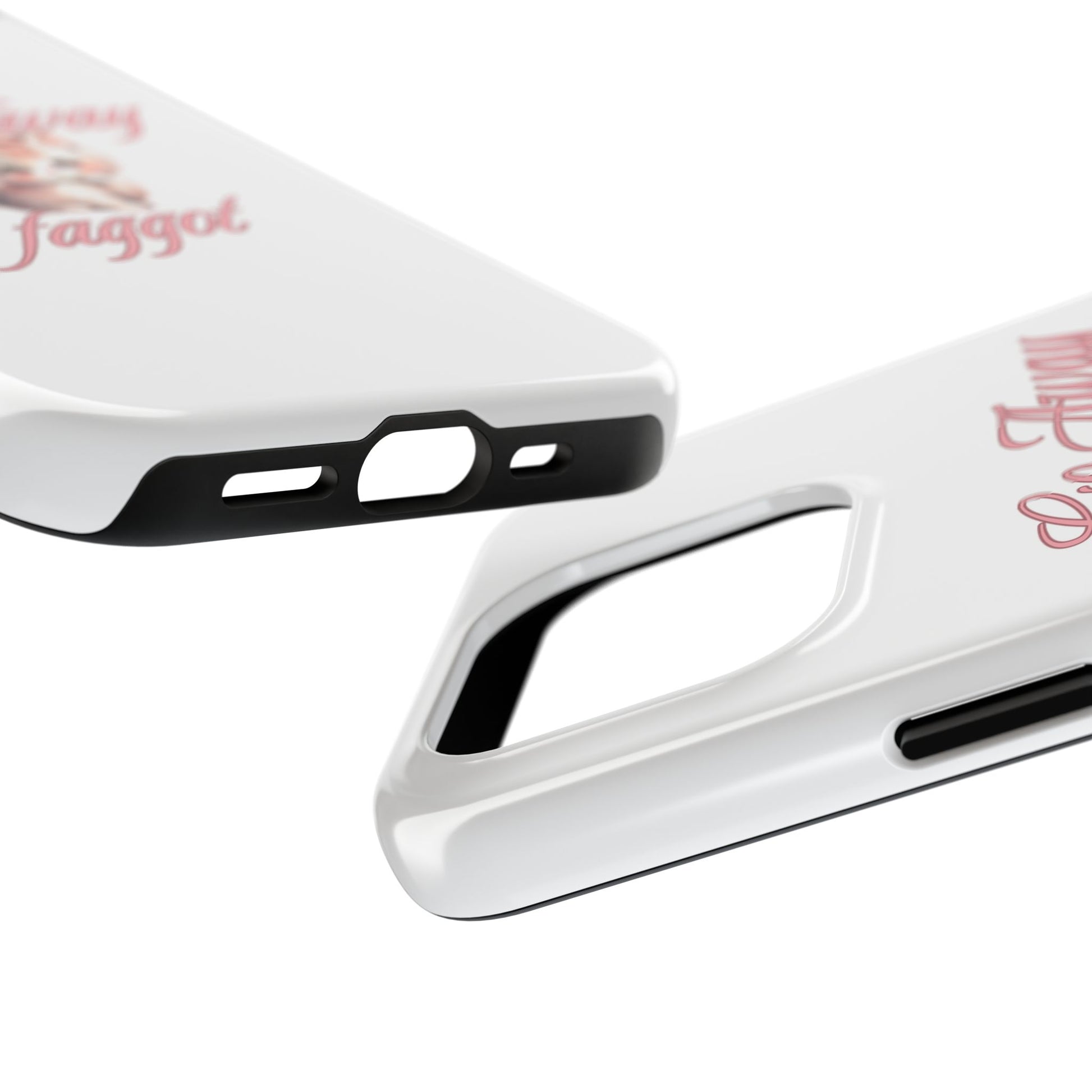 Cute Cat Tough Phone Case - Go Away Design - Its Fine, I Am Fine