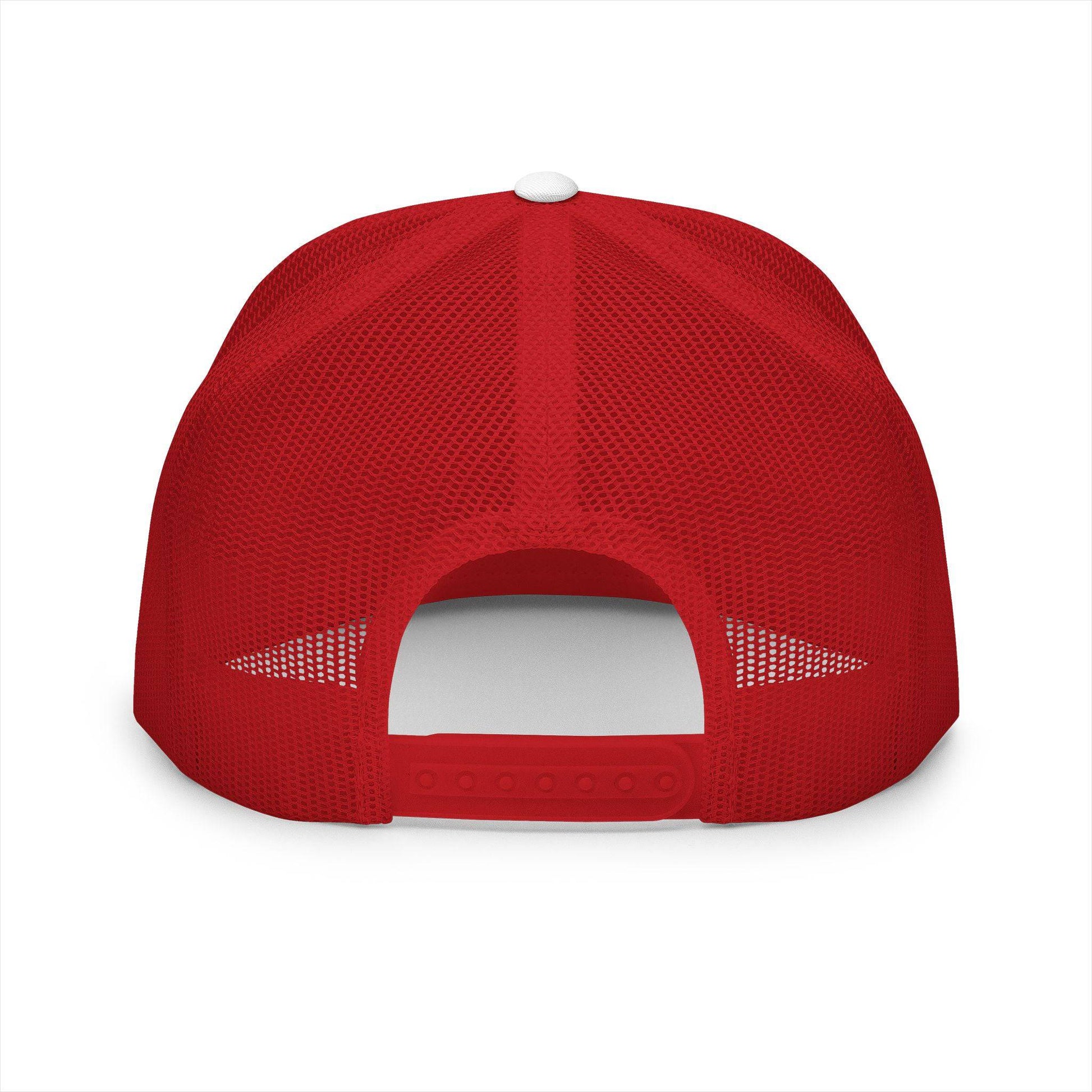 Therapy Fund Trucker Cap - Fun Supportive Embroidered Hat - Its Fine, I Am Fine