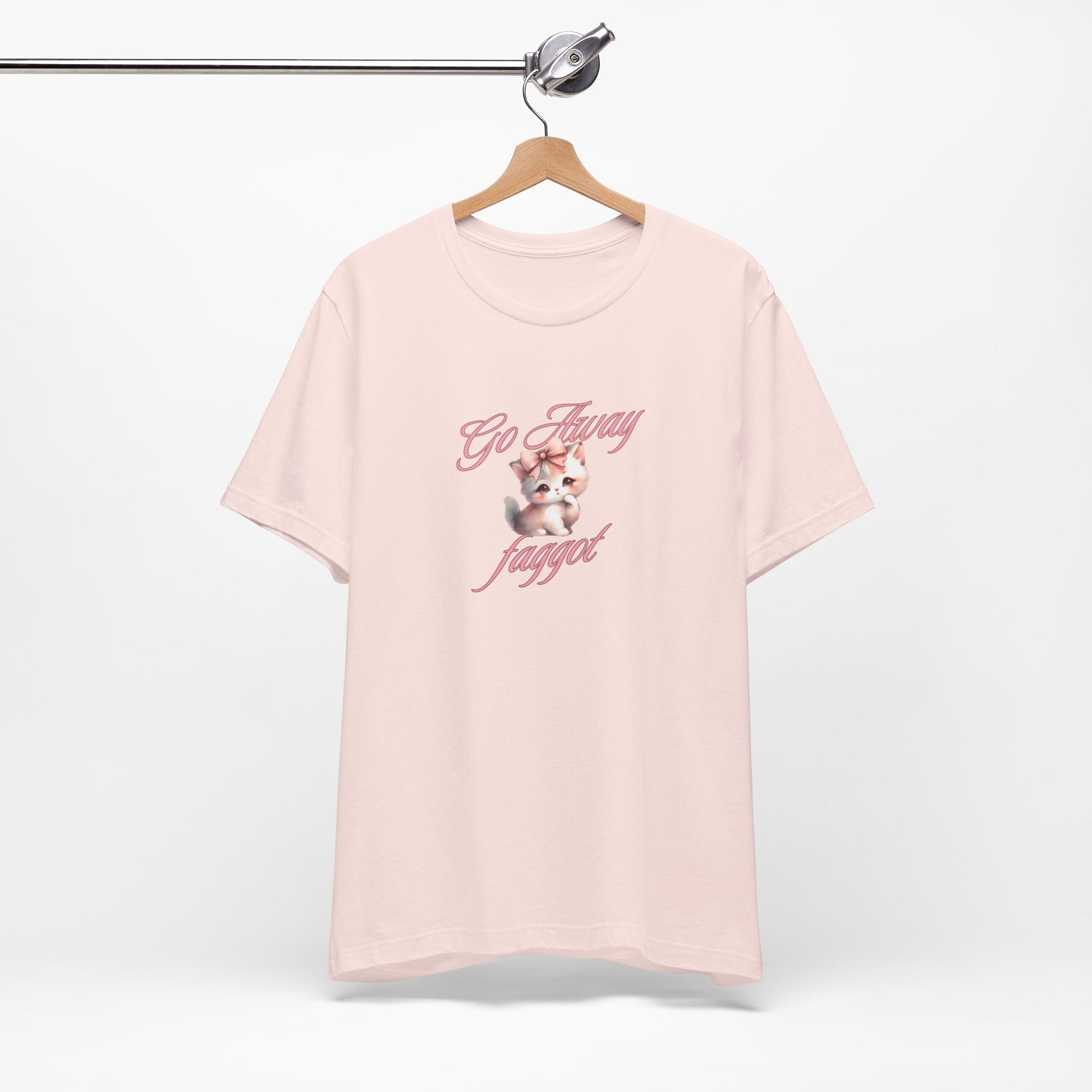 "Go Away "Unisex Jersey Tee - Bold Statement Shirt - Its Fine, I Am Fine