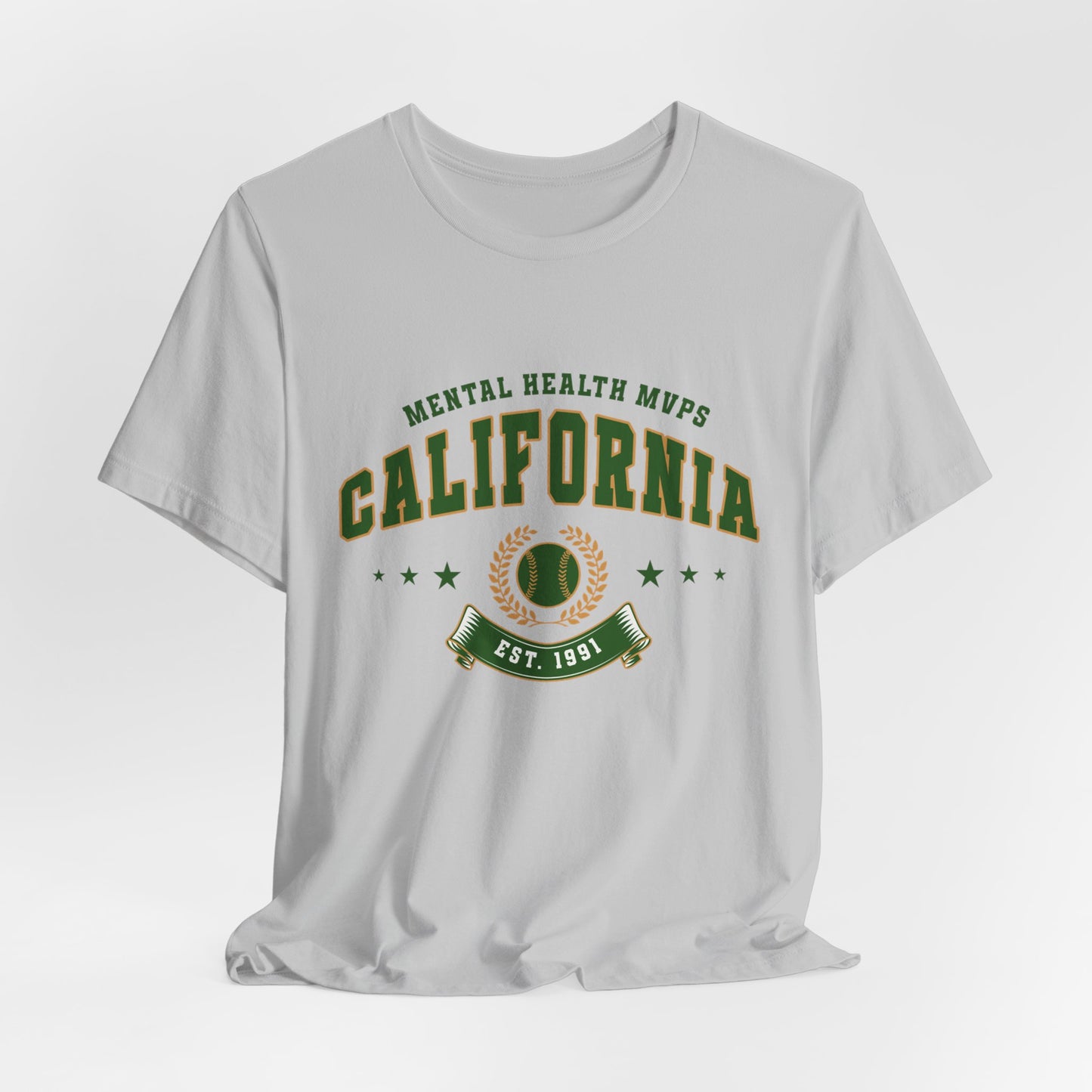 Champion Mental Health in Style – California Mental Health MVPs Unisex Tee! - Its Fine, I Am Fine
