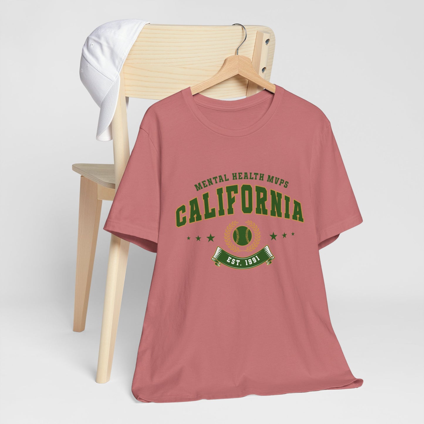Champion Mental Health in Style – California Mental Health MVPs Unisex Tee! - Its Fine, I Am Fine