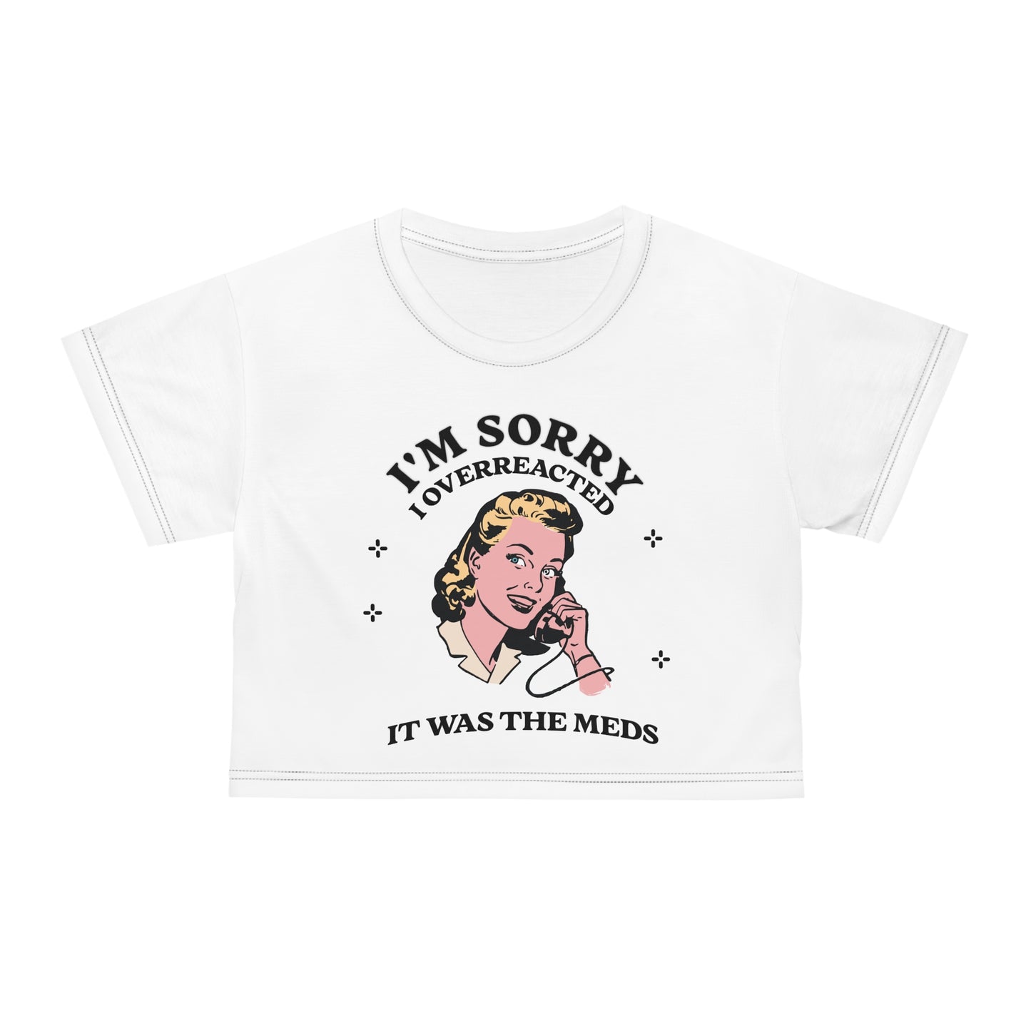 I'm Sorry Crop Tee