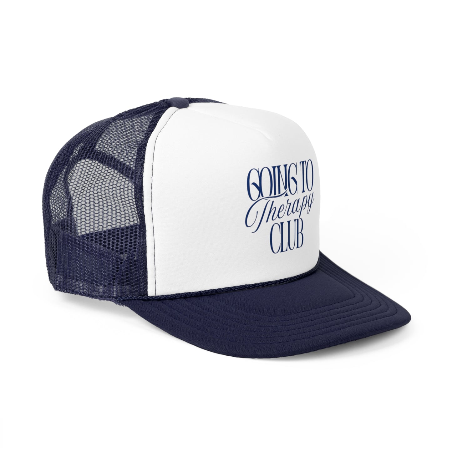 Therapy Club Trucker Cap - Support Mental Health Awareness
