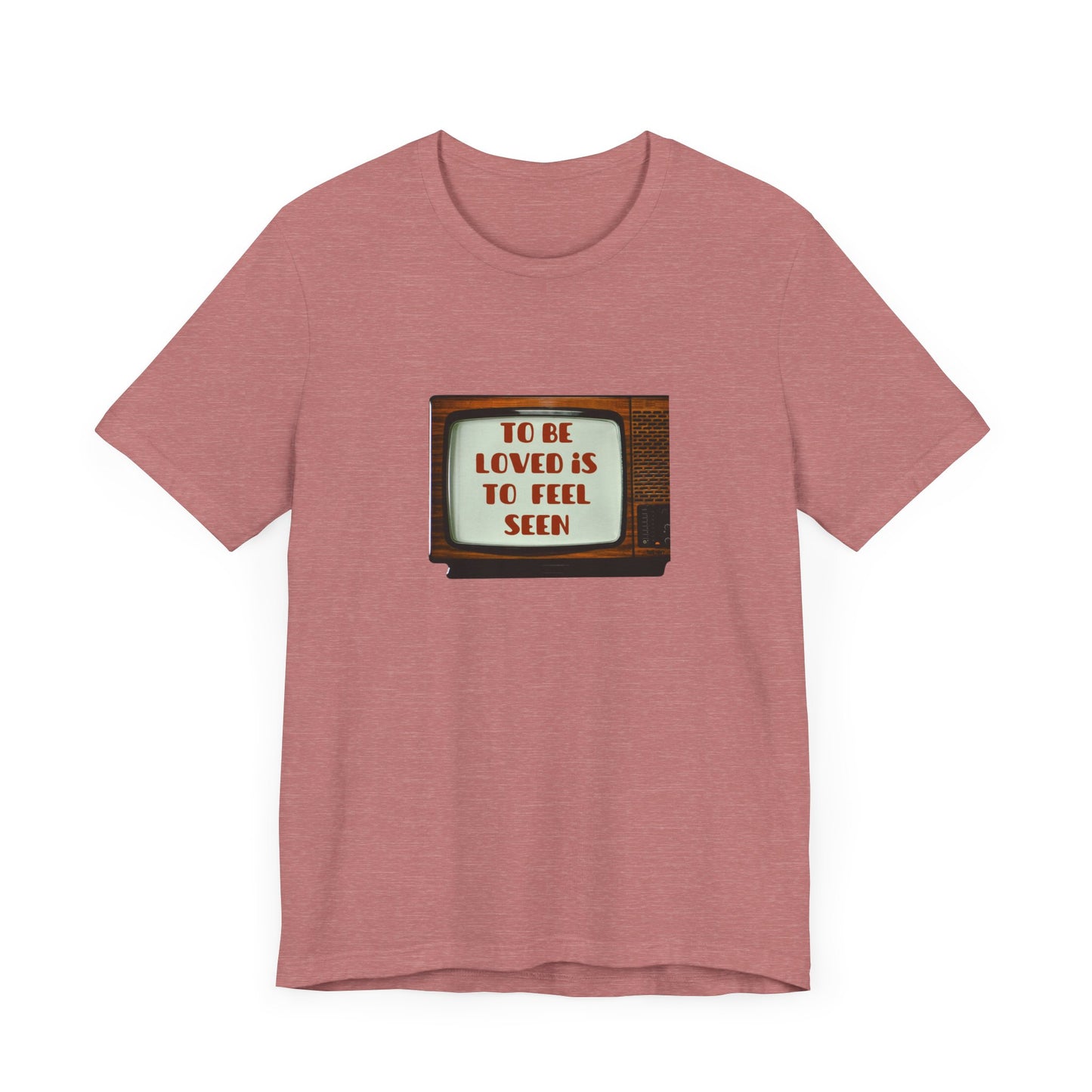 Retro Love Quote Tee, Unisex Short Sleeve Shirt, Vintage Style, Gift for Friends, Self-Love Statement T-Shirt, Casual Chic Top