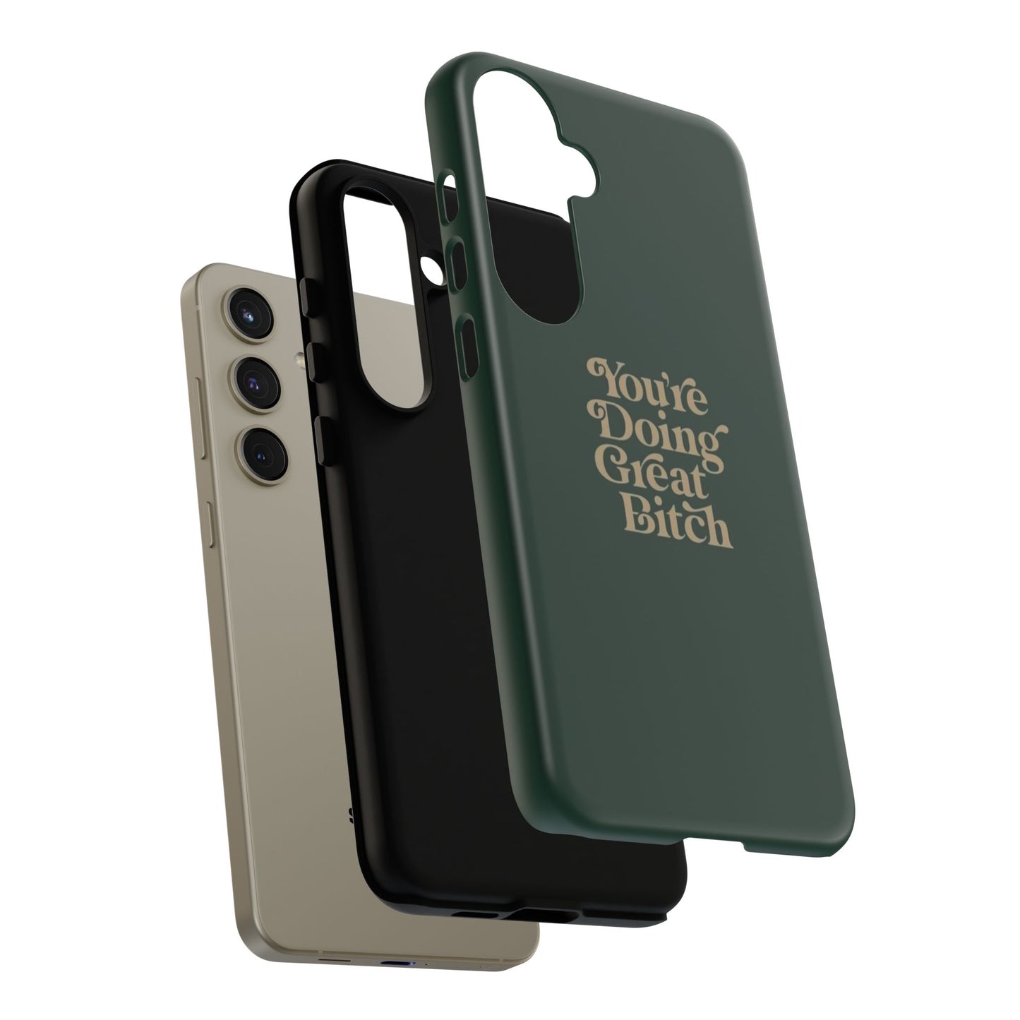 Tough Cases, Encouraging Phone Case, Motivational Phone Cover, Inspirational Phone Protector, Tough Love Phone Case, You're Doing Great
