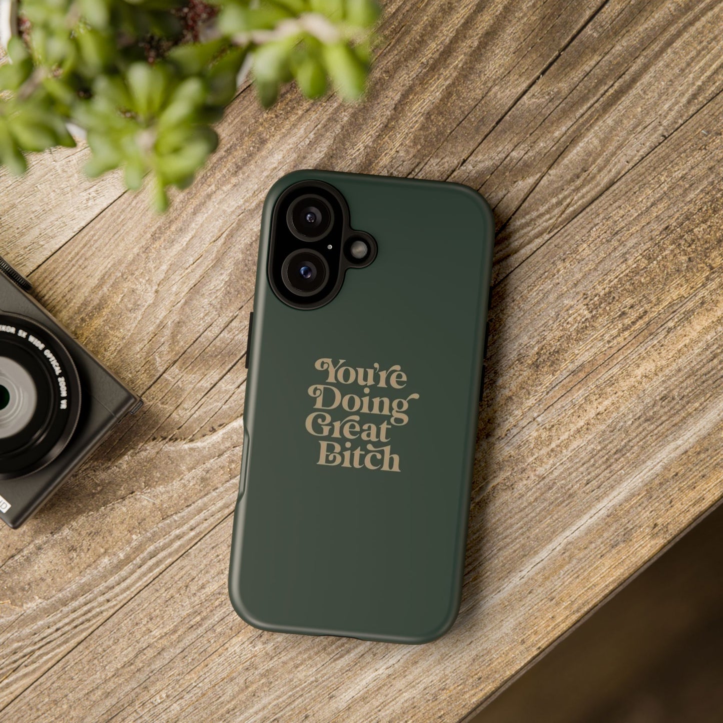 Tough Cases, Encouraging Phone Case, Motivational Phone Cover, Inspirational Phone Protector, Tough Love Phone Case, You're Doing Great