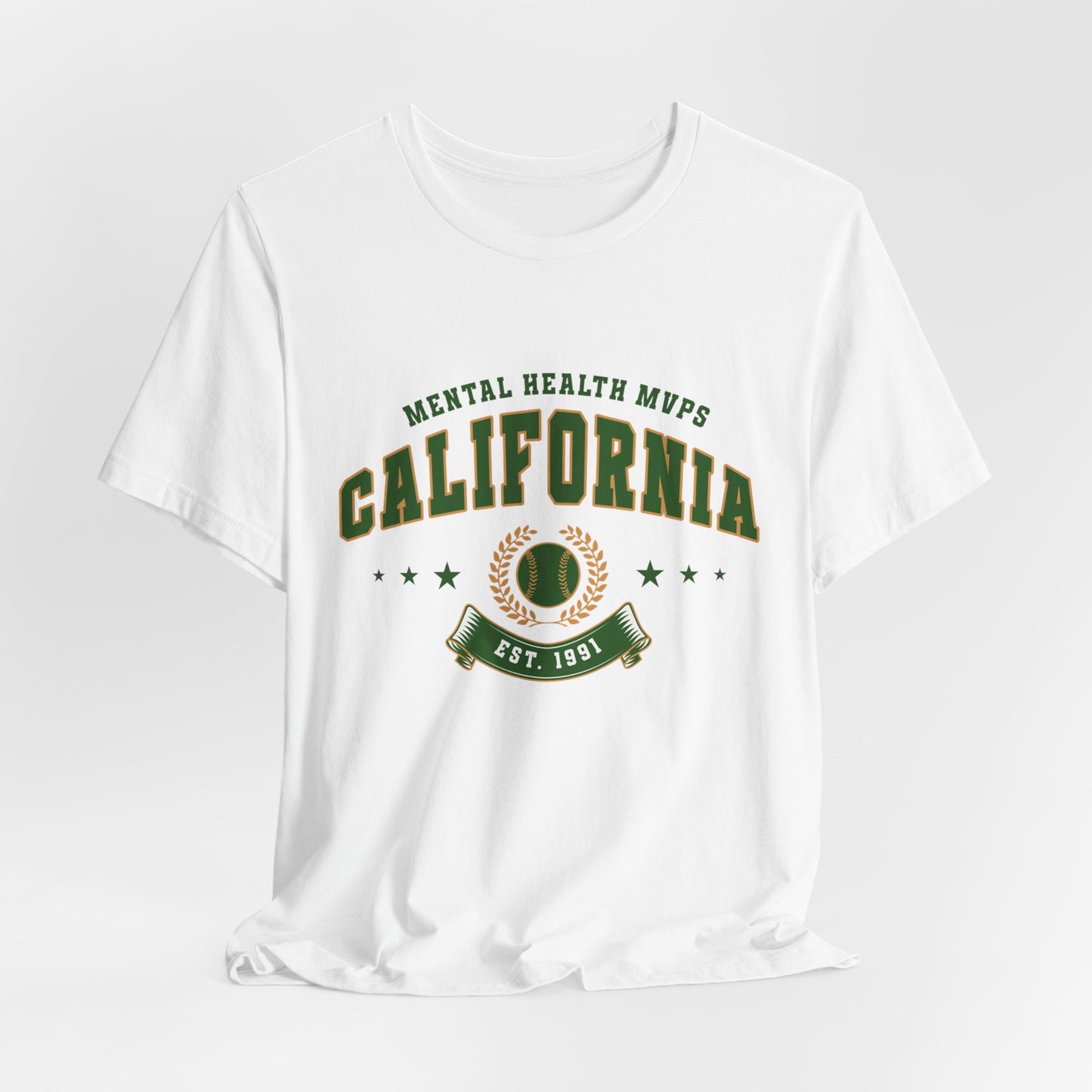 Champion Mental Health in Style – California Mental Health MVPs Unisex Tee! - Its Fine, I Am Fine