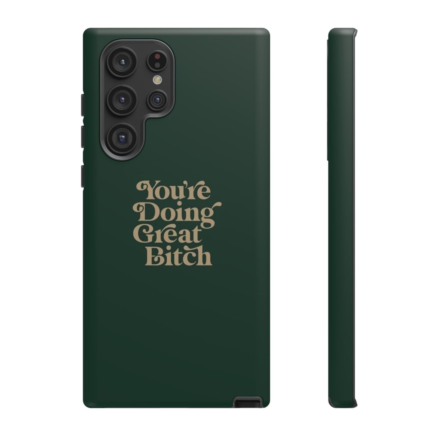 Tough Cases, Encouraging Phone Case, Motivational Phone Cover, Inspirational Phone Protector, Tough Love Phone Case, You're Doing Great