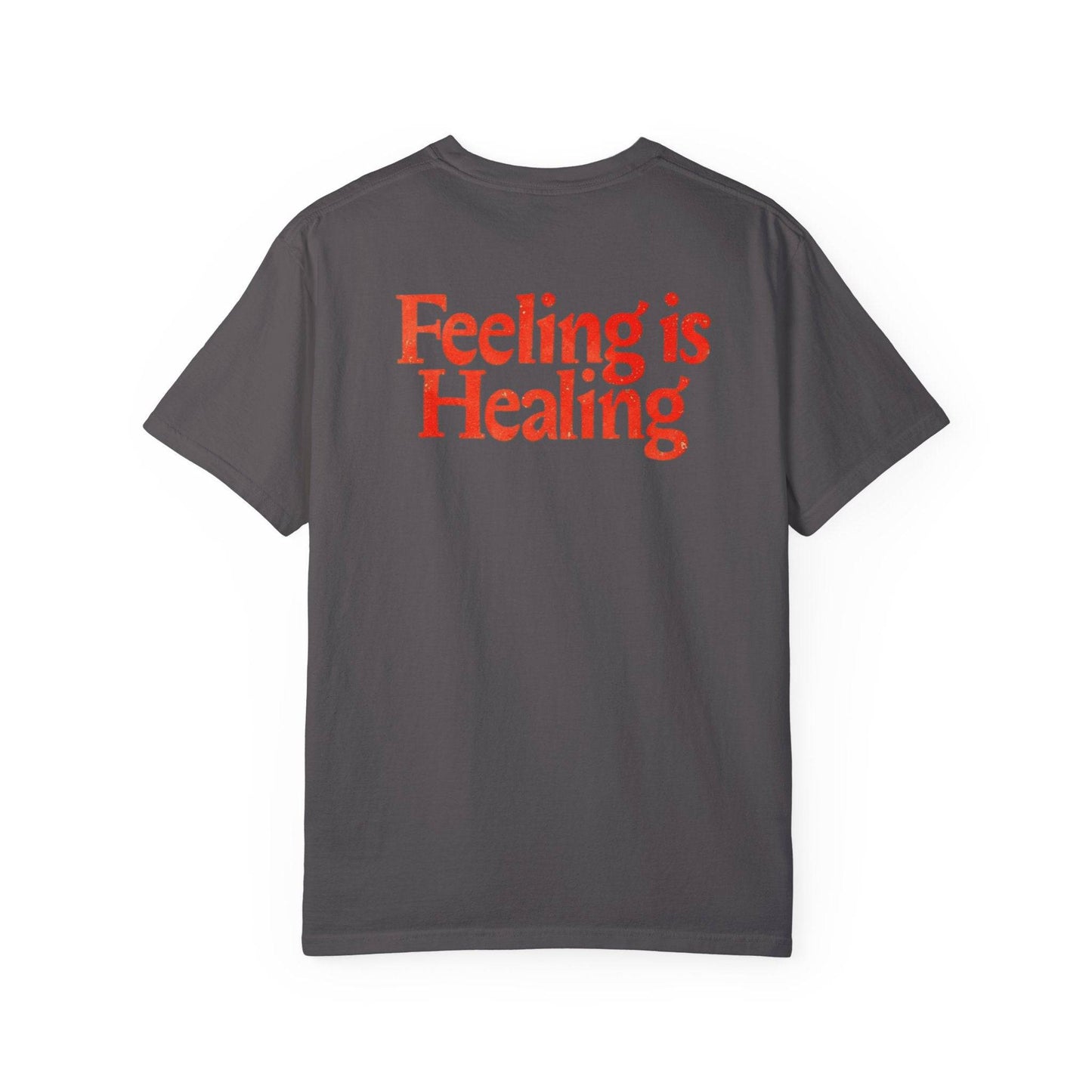 Feeling is Healing Unisex T-Shirt, Relaxed Fit Tee, Soft Cotton Shirt, Gift for Mental Health Awareness, Perfect for Self-Care - Its Fine, I Am Fine