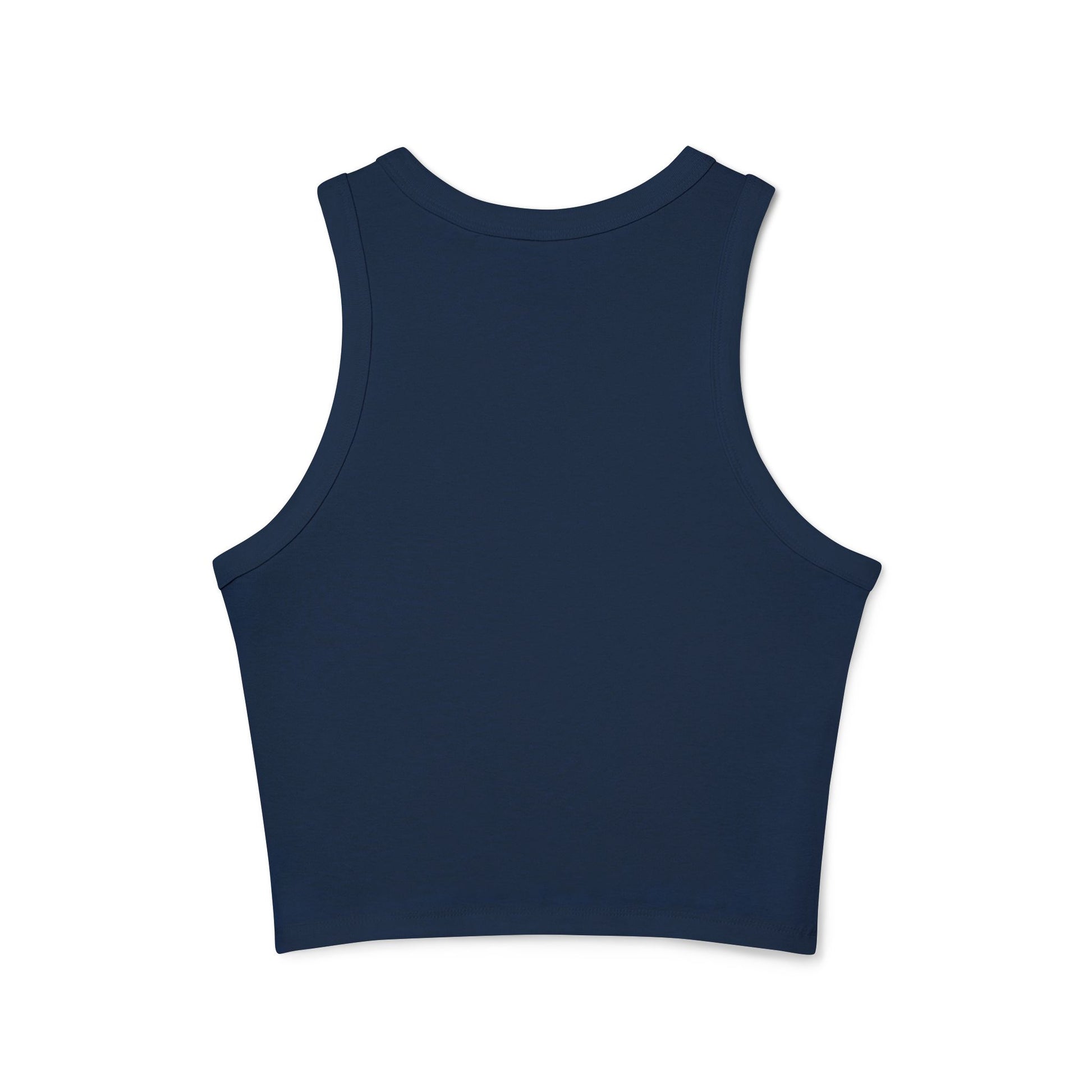 Cute & Sassy ‘Go Away’ Graphic Racer Tank Top for Women - Its Fine, I Am Fine