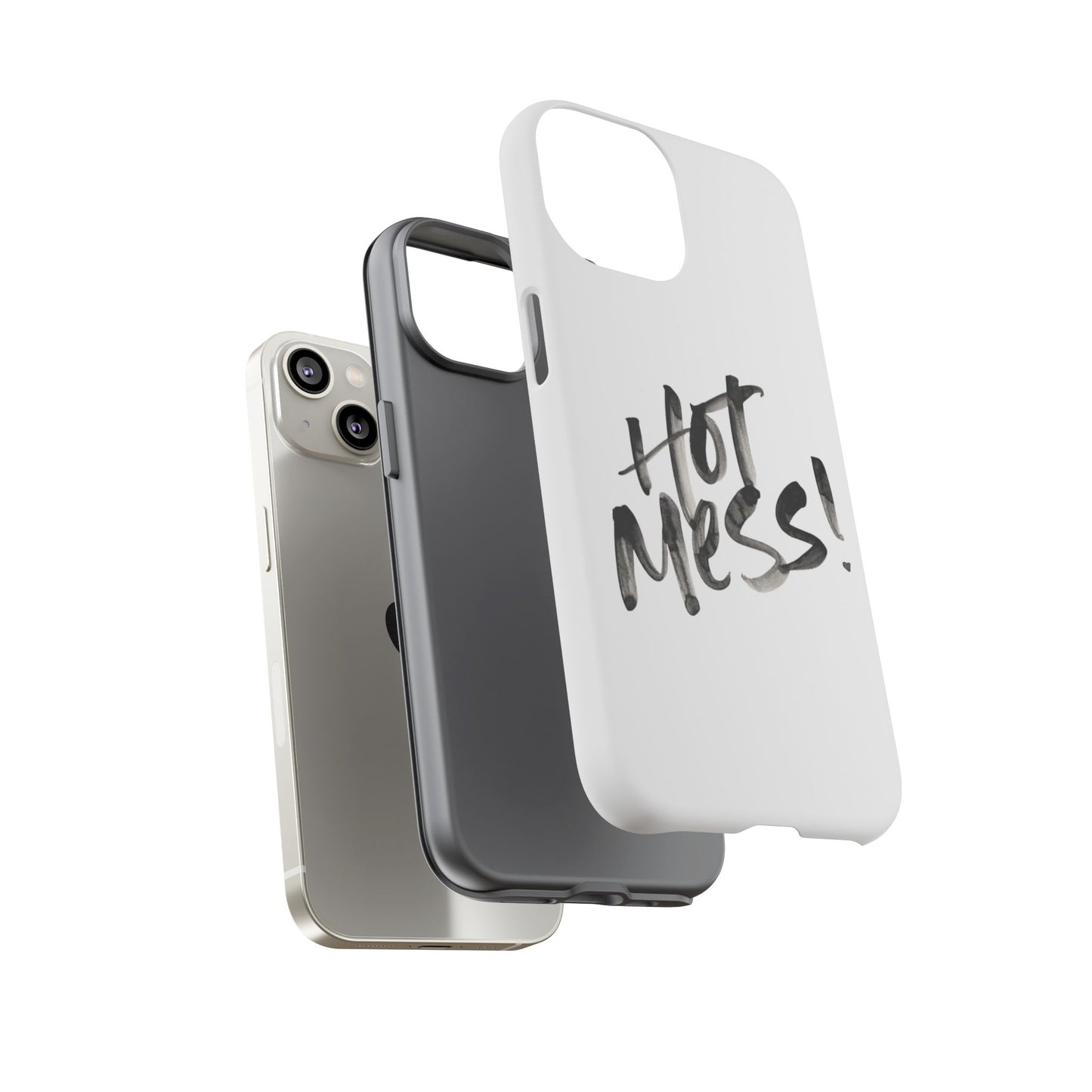 Hot Mess Phone Case, Fun Phone Cover, Gift for Her, Quirky Accessory, Stylish Mobile Case, Trendy Gift Idea