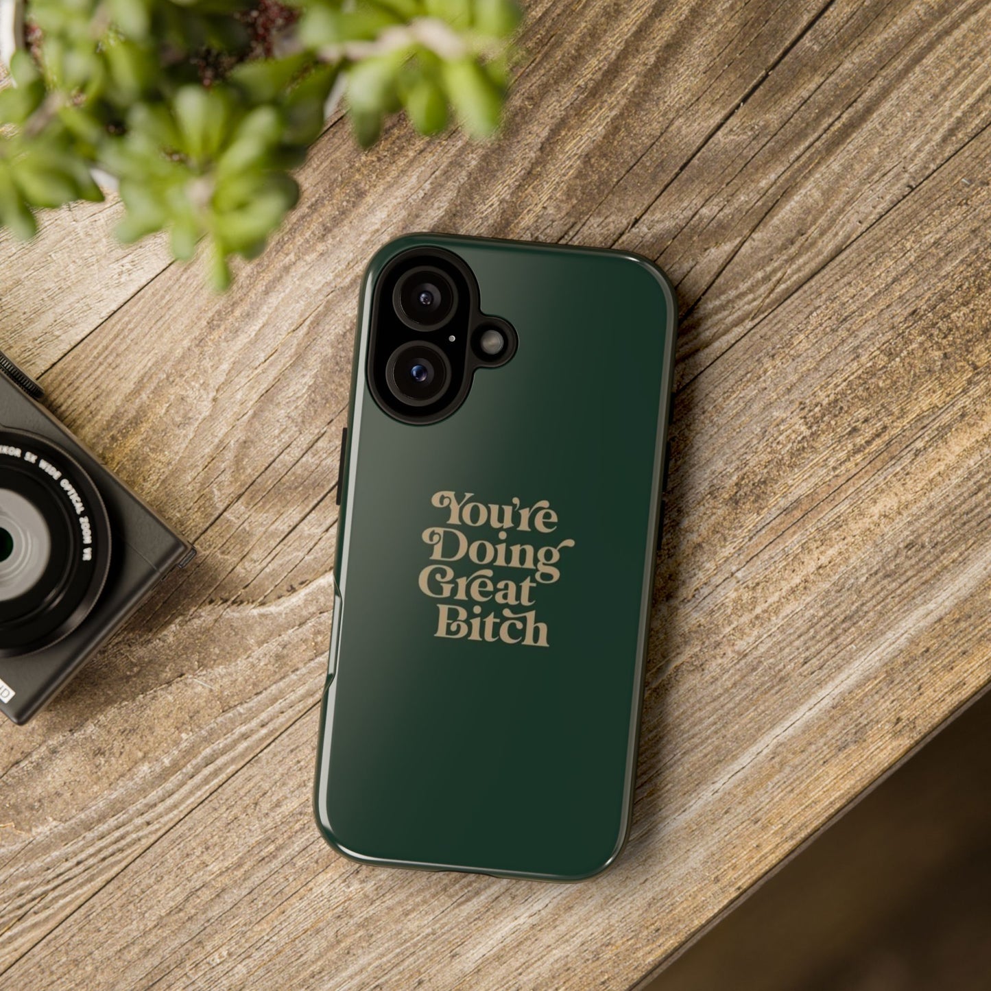 Tough Cases, Encouraging Phone Case, Motivational Phone Cover, Inspirational Phone Protector, Tough Love Phone Case, You're Doing Great