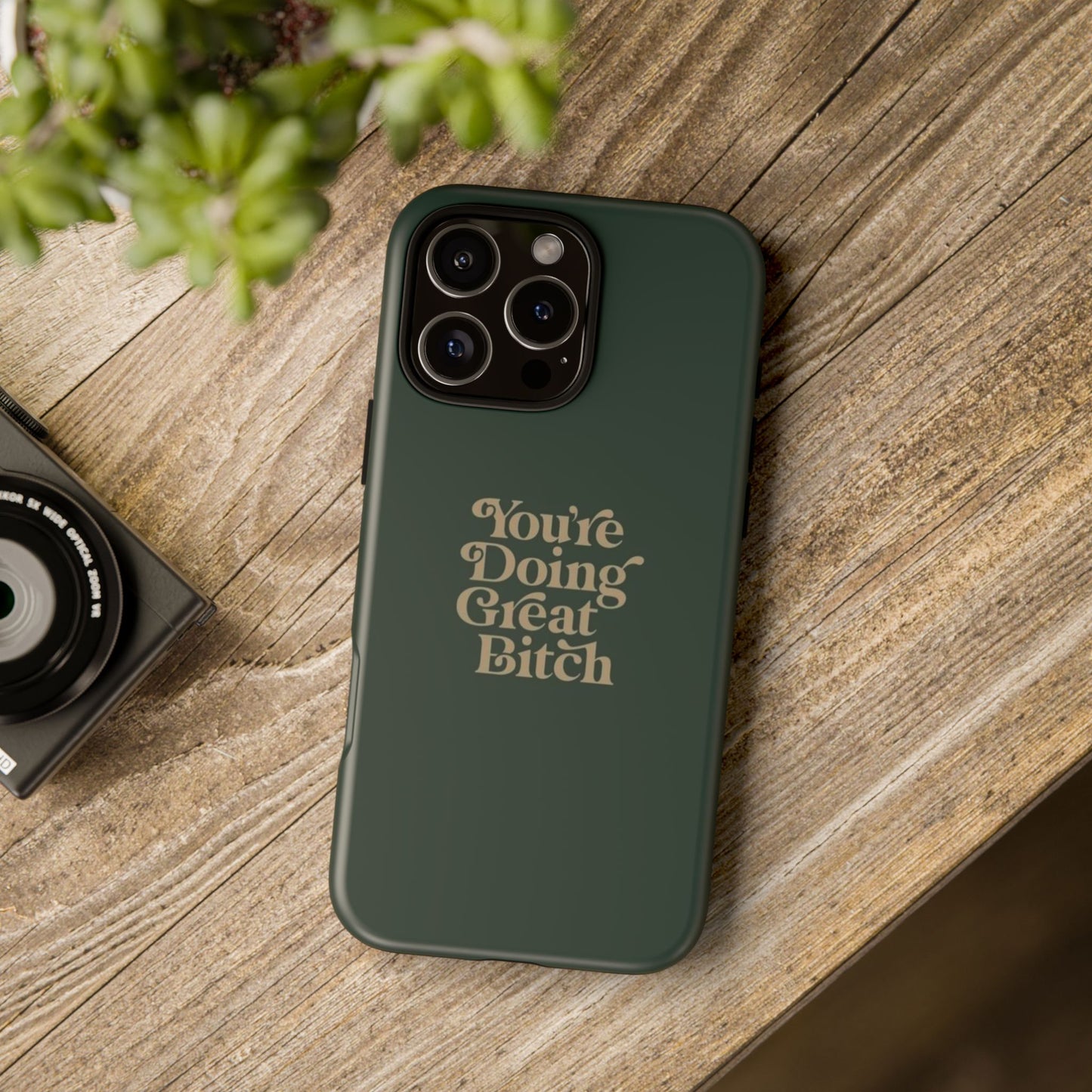 Tough Cases, Encouraging Phone Case, Motivational Phone Cover, Inspirational Phone Protector, Tough Love Phone Case, You're Doing Great