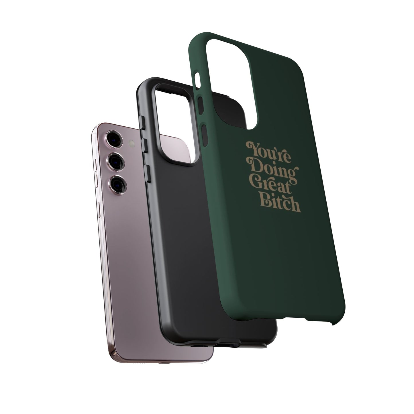 Tough Cases, Encouraging Phone Case, Motivational Phone Cover, Inspirational Phone Protector, Tough Love Phone Case, You're Doing Great