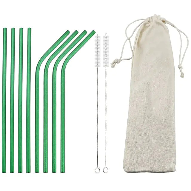 Eco Friendly Reusable Stainless Steel Straws - Its Fine, I Am Fine