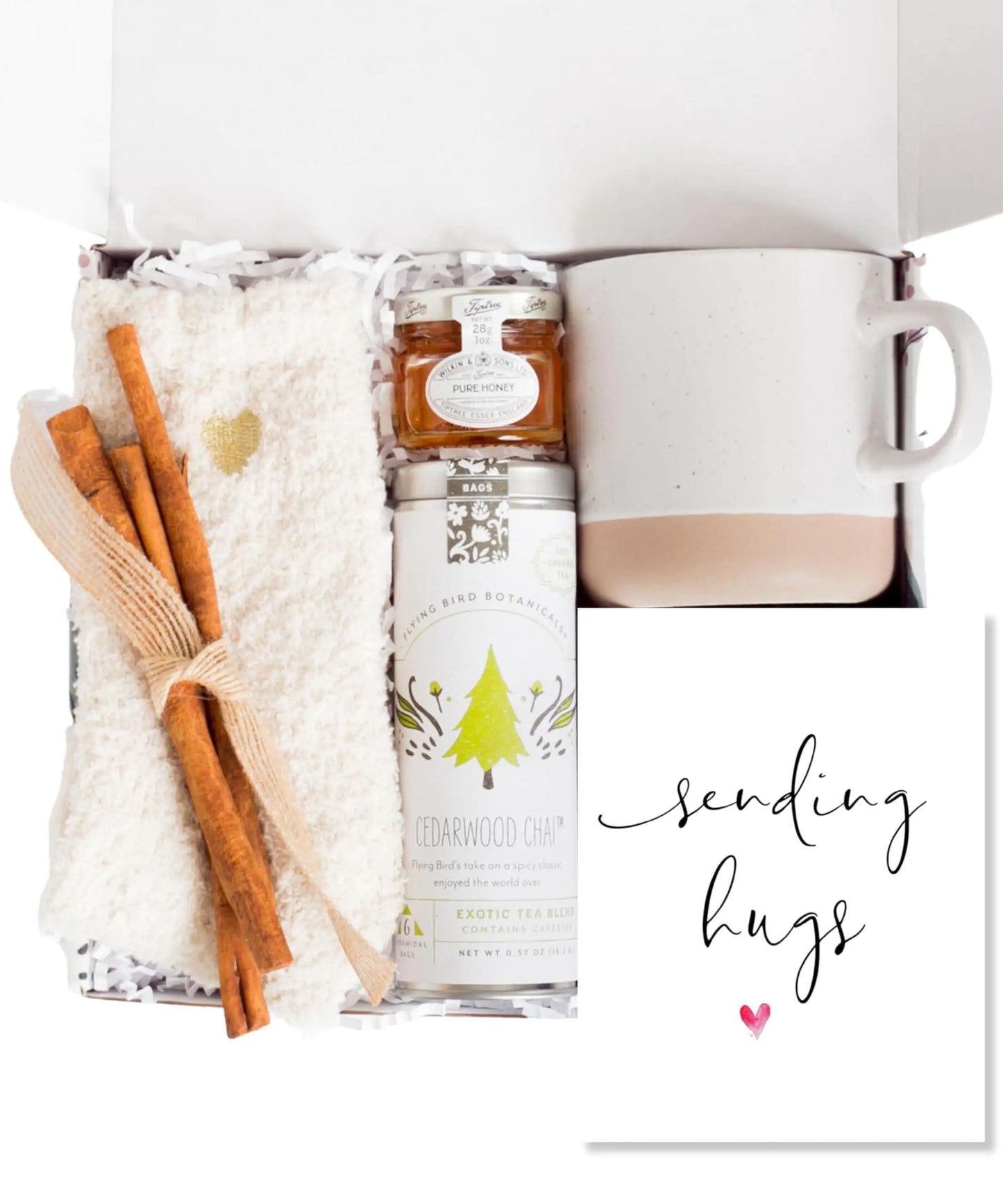 Luxury Organic Tea Gift Box – The Perfect Get Well & Self-Care Package for Women - Its Fine, I Am Fine