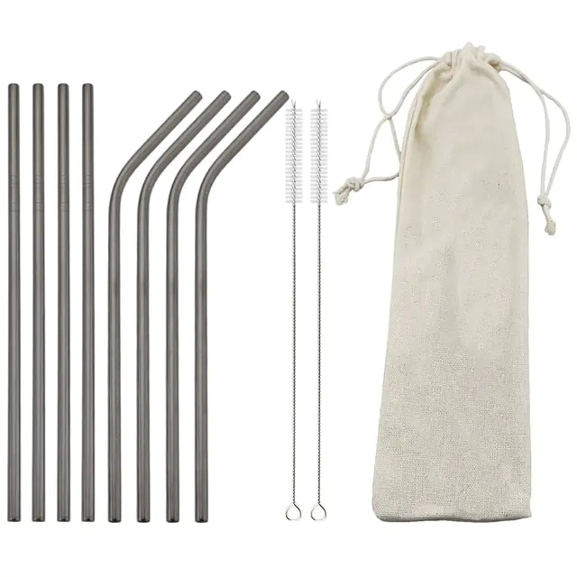 Eco Friendly Reusable Stainless Steel Straws - Its Fine, I Am Fine