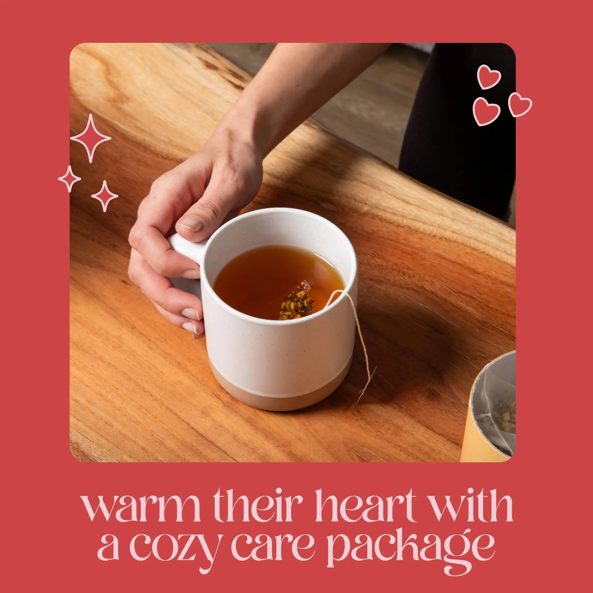 Get Well Soon Gift Box for Women Organic Self Care Package with Bath Bomb - Its Fine, I Am Fine