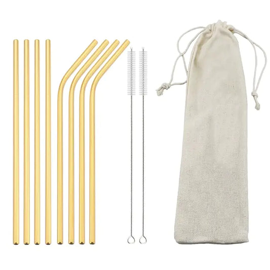 Eco Friendly Reusable Stainless Steel Straws - Its Fine, I Am Fine