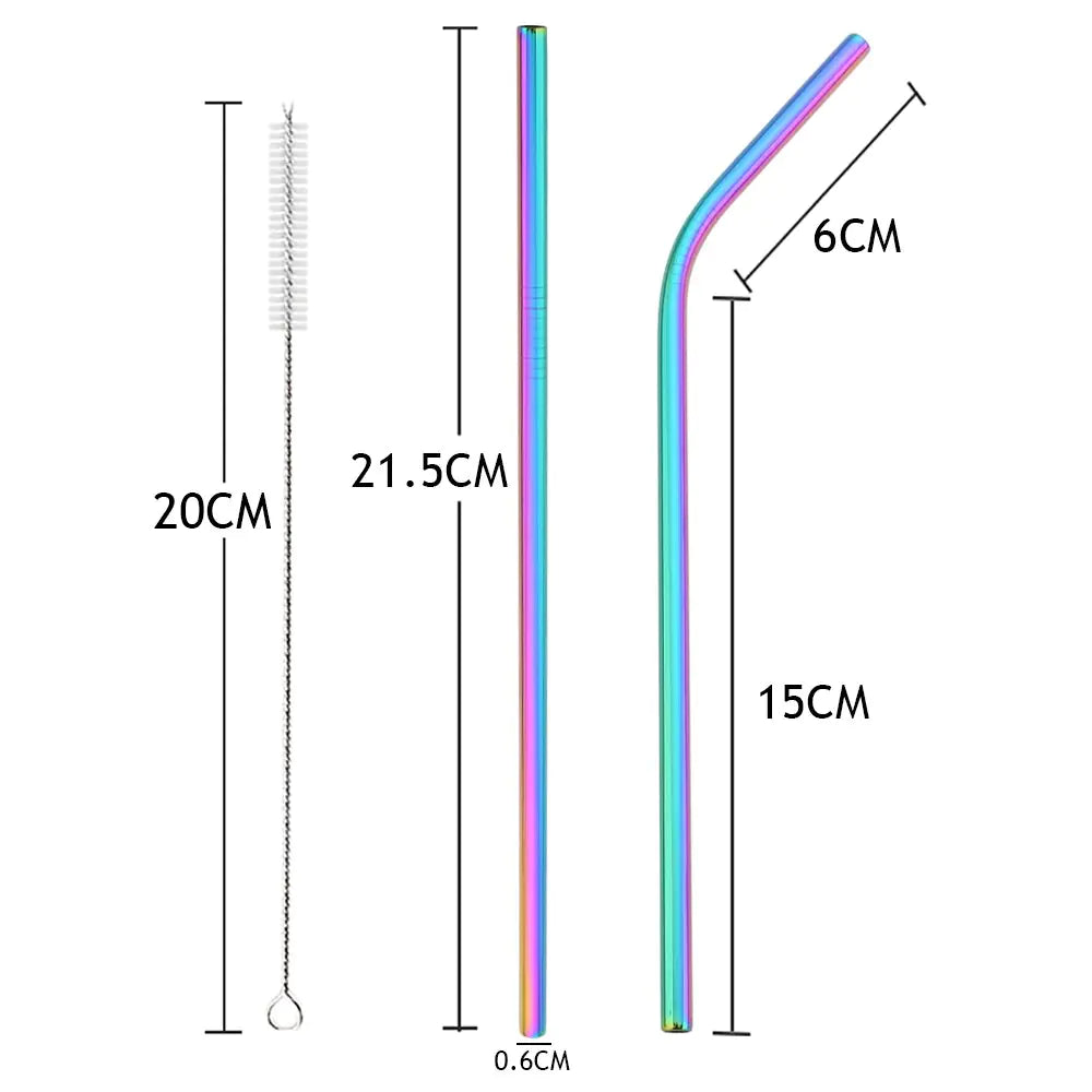 Eco Friendly Reusable Stainless Steel Straws - Its Fine, I Am Fine