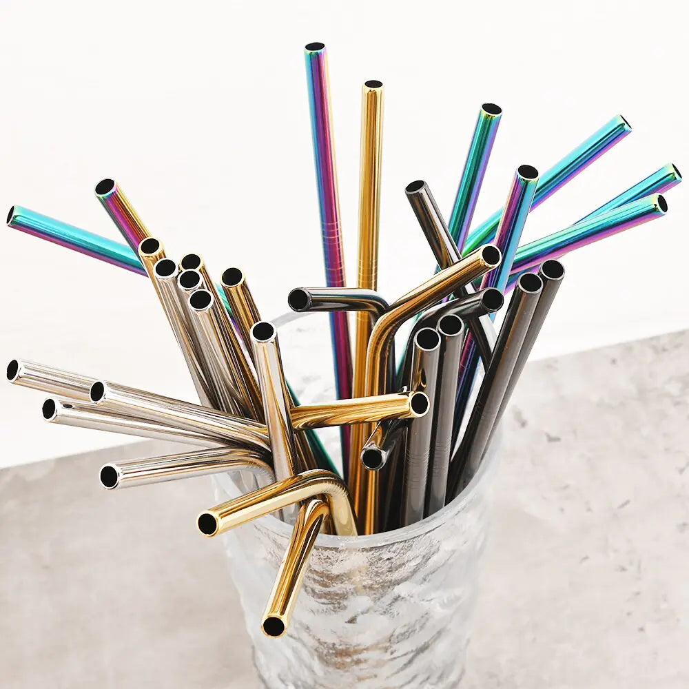 Eco Friendly Reusable Stainless Steel Straws - Its Fine, I Am Fine