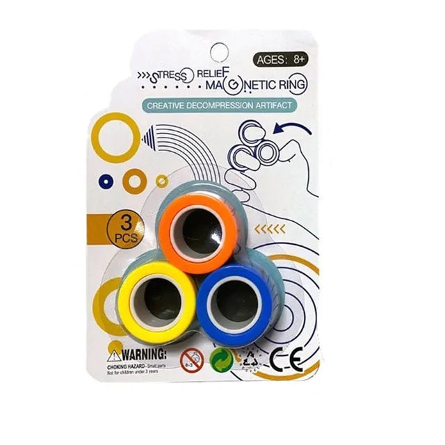 Anxiety Relief Magnetic Rings – Calm Your Mind & Stay Focused! - Its Fine, I Am Fine