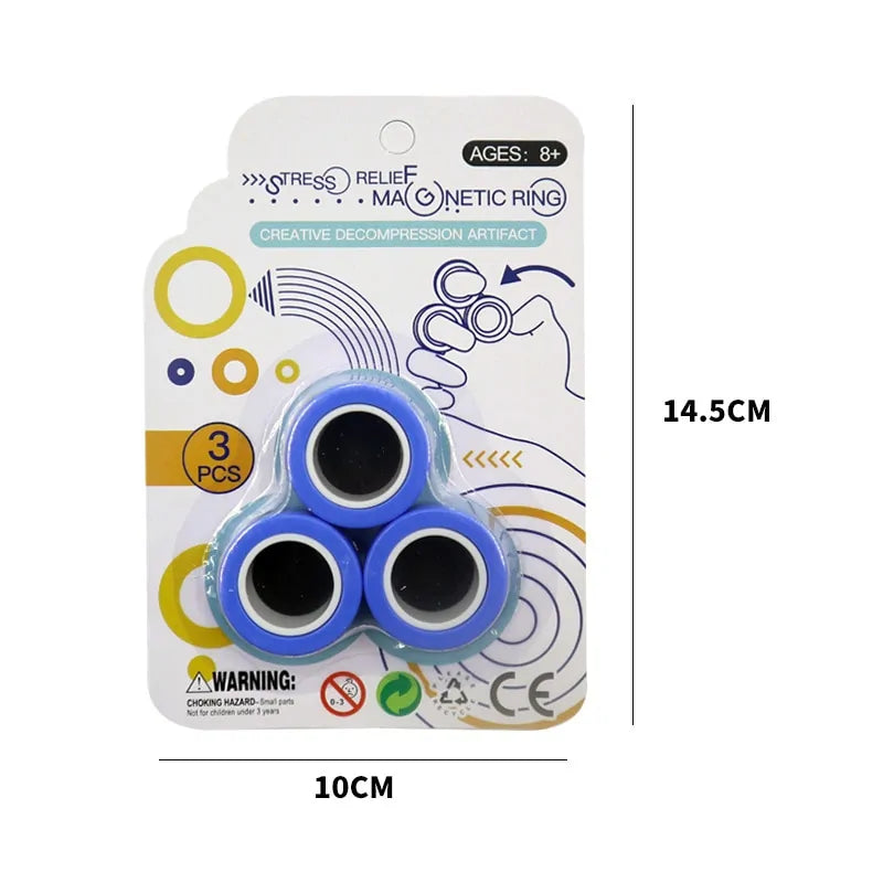 Anxiety Relief Magnetic Rings – Calm Your Mind & Stay Focused! - Its Fine, I Am Fine