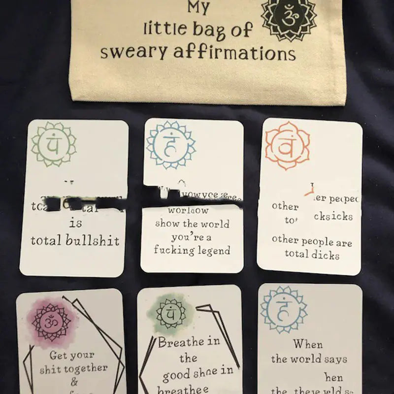 Funny Affirmation Cards – Daily Motivation with a Hilarious Twist! - Its Fine, I Am Fine