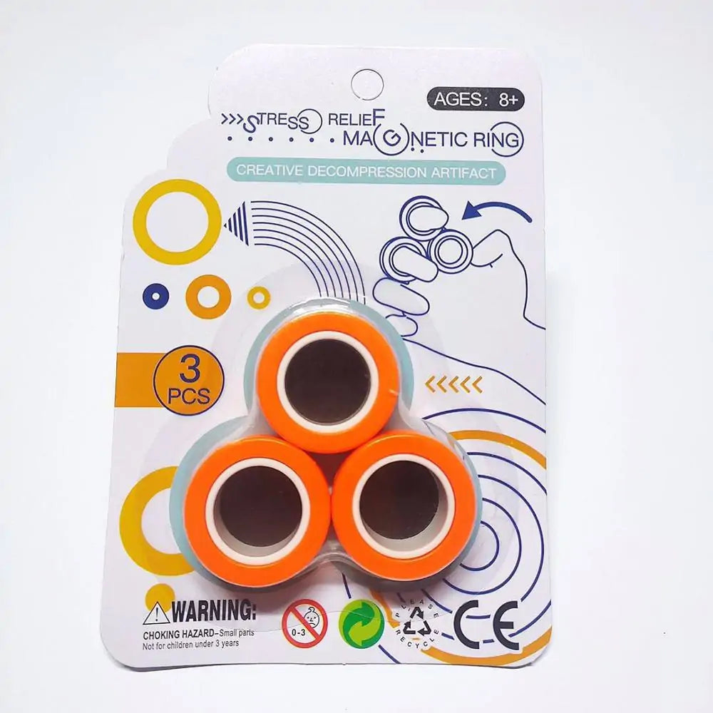 Anxiety Relief Magnetic Rings – Calm Your Mind & Stay Focused! - Its Fine, I Am Fine