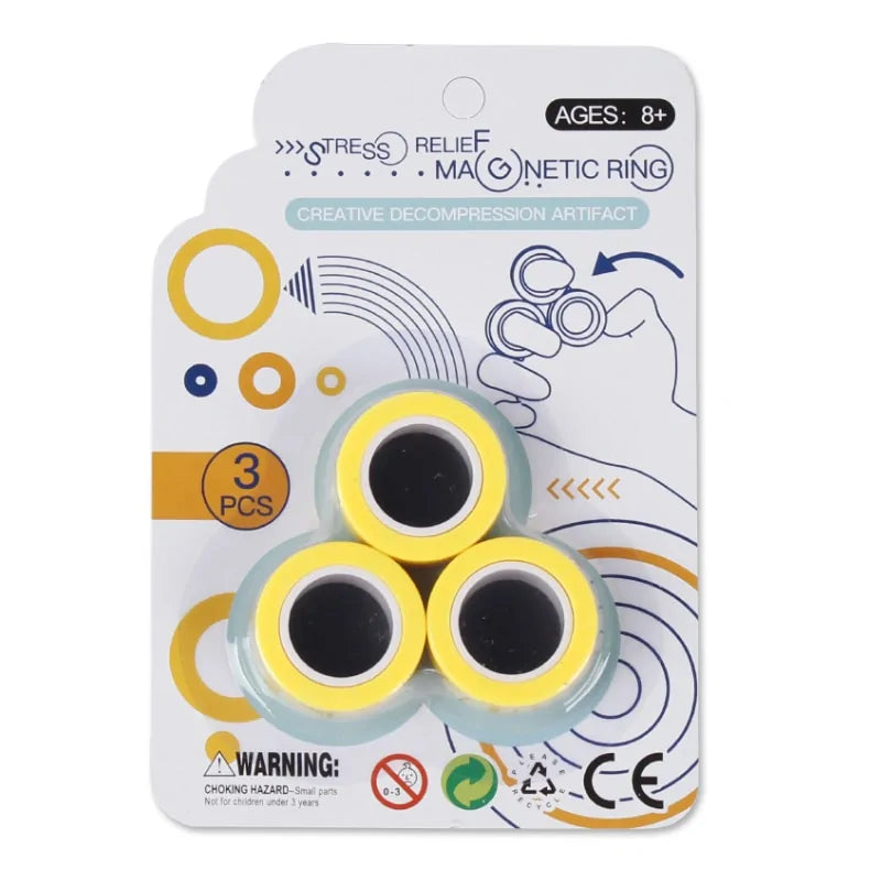 Anxiety Relief Magnetic Rings – Calm Your Mind & Stay Focused! - Its Fine, I Am Fine