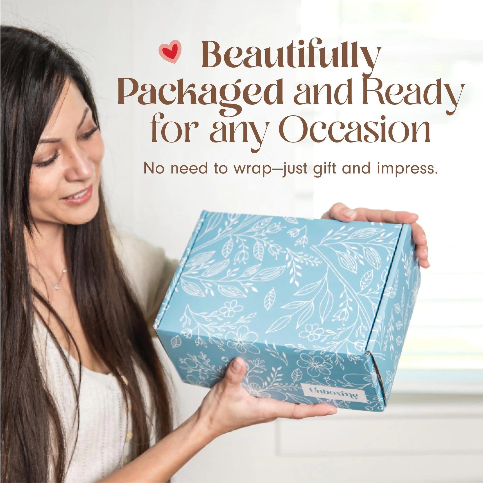 Luxury Organic Tea Gift Box – The Perfect Get Well & Self-Care Package for Women - Its Fine, I Am Fine