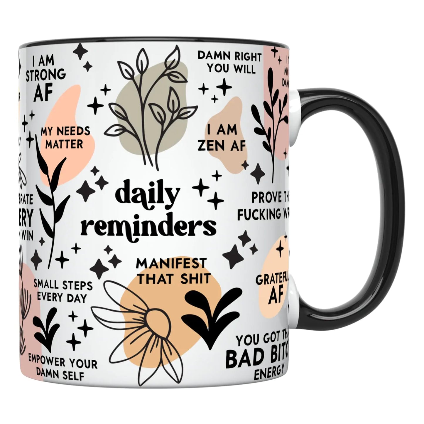 Sweary Affirmations Coffee Mug – Sassy Self-Care & Motivation in Every Sip!