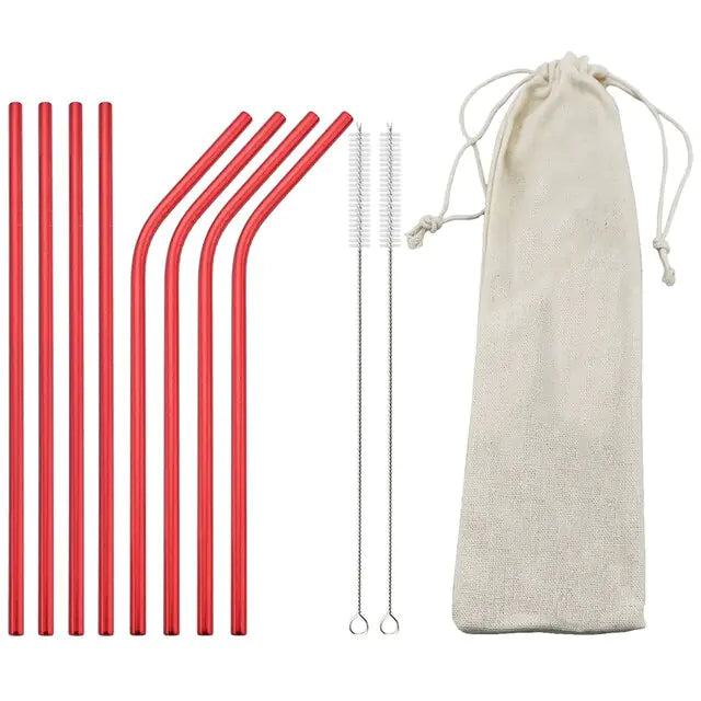 Eco Friendly Reusable Stainless Steel Straws - Its Fine, I Am Fine