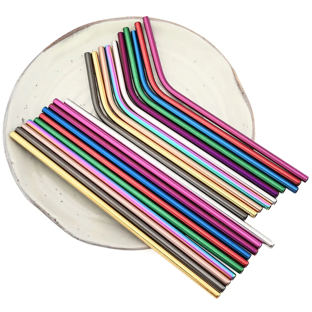 Eco Friendly Reusable Stainless Steel Straws - Its Fine, I Am Fine