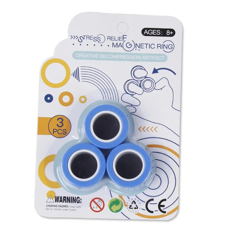 Anxiety Relief Magnetic Rings – Calm Your Mind & Stay Focused! - Its Fine, I Am Fine